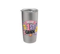 First Grade Girls Back to School Cute First Day Student Bicchiere termico in acciaio inox doppia parete