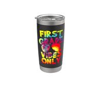 First Grade Vibes Back To School Teacher Student Tie Dye Bicchiere termico in acciaio inox doppia parete