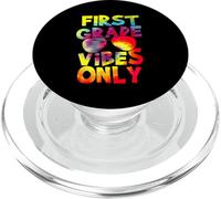 First Grade Vibes Back To School Teacher Student Tie Dye PopSockets PopGrip per MagSafe