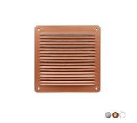 First Griglia da sovrapporre in metallo con rete 228X228 mm alluminio ramato