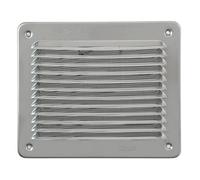 First Griglia di ventilazione in metallo da sovrapporre con rete 193X165 mm inox
