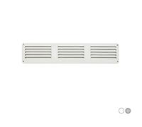First Griglia rettangolare da sovrapporre con rete in metallo 300X60 mm bianco