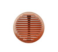 First Griglia tonda in metallo con molle e rete Ø 125-160 mm alluminio ramato