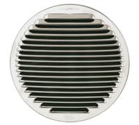 First Griglia tonda in metallo con molle e rete Ø foro 80-140 mm inox