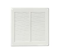 First Griglia ventilazione in metallo da sovrapporre con rete 240x240 mm bianco