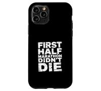 First Half Marathon Didn't Die Runner Race Finisher |- Custodia per iPhone 11 Pro