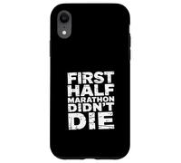 First Half Marathon Didn't Die Runner Race Finisher |- Custodia per iPhone XR