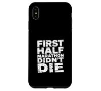 First Half Marathon Didn't Die Runner Race Finisher |- Custodia per iPhone XS Max
