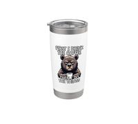 First I Drink The Coffee Then I Do The Things Bicchiere termico in acciaio inox doppia parete