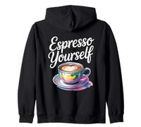 First I Drink The Coffee Then I Do The Things Felpa con Cappuccio