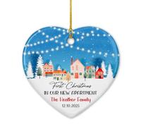 First In Our New Apartment Decorazioni Natalizie Da Appendere Divertente Decorazione Natalizia Unico Ornamento Natalizio Per Casa Soggiorno Finestra