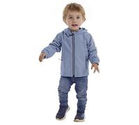 first instinct by killtec Bambini Giacca funzionale/giacca antipioggia con cappuccio FIOS 10 MNS JCKT, hell denim, 110/116, 42906-000