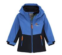 first instinct by killtec Bambini Giacca softshell/giacca outdoor con cappuccio FIOW 5 MNS SFTSHLL JCKT, himmelblau, 122/128, 42116-000