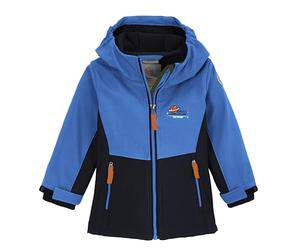 first instinct by killtec Bambini Giacca softshell/giacca outdoor con cappuccio FIOW 5 MNS SFTSHLL JCKT, himmelblau, 86/92, 42116-000