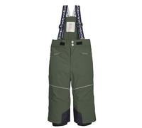 first instinct by killtec Bambini Pantaloni da Sci/Pantaloni Funzionali con Bretelle e paraneve FISW 48 MNS Ski PNTS, Moos, 122/128, 43392-000