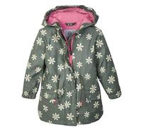 first instinct by killtec Bambini Parka/giacca antipioggia gommata con cappuccio FIOS 15 MNS CT, oliv, 98/104, 42902-000