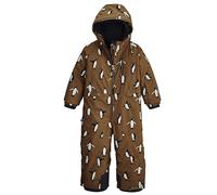 first instinct by killtec FISW 26 MNS ONPC Tuta da Sci/Neve con Cappuccio, Brown, 110 cm-116 cm Unisex-Bimbi