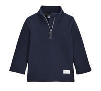 first instinct by killtec FISW 30 MNS FLC Shrt Camicia in Pile con Collo Alto e Zip, Dark Navy, 110-116 Unisex-Bimbi