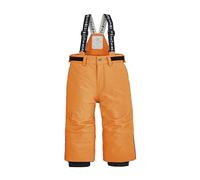 first instinct by killtec FISW 33 MNS Ski PNTS Sci/Pantaloni Funzionali con Bretelle e ghetta antineve, Neon-Orange, 98-104 Unisex