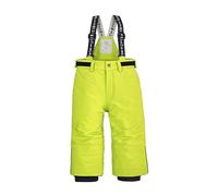 first instinct by killtec FISW 33 MNS Ski PNTS Sci/Pantaloni Funzionali con Bretelle e ghetta antineve, Lime, 86-92 Unisex