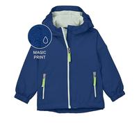 first instinct by killtec Giacca funzionale per bambini, impermeabile, con cappuccio, funzione Grow-Up e Magic Print FIOS 26 MNS JCKT, blu, 98/104, 44184-000