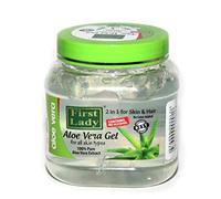 First Lady, gel di aloe vera da 500 ml, 100% puri estratti di aloe vera, per pelle e capelli