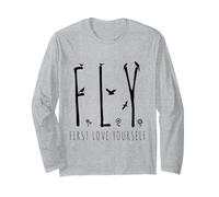 First Love Yourself - Maglietta Idea Regalo per Feste Maglia a Manica