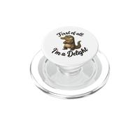 First Of All I’m A Delight Funny Alligator Crocodile Gator PopSockets PopGrip per MagSafe