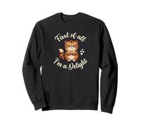 First of all I'm a Delight Funny Cute Cat Felpa