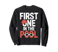 First One in The Pool Nuotatore Veloce competitivo |- Felpa