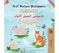 First Picture Dictionary - Animals (English Arabic Bilingual Children's Book)