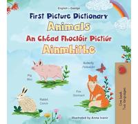 First Picture Dictionary - Animals (English Irish Bilingual Children's Book)