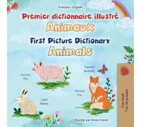 First Picture Dictionary - Animals (French English Bilingual Children's Book)