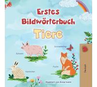 First Picture Dictionary - Animals (German Children's Book)