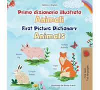 First Picture Dictionary - Animals (Italian English Bilingual Children's Book)