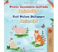 First Picture Dictionary - Animals (Spanish English Bilingual Children's Book)