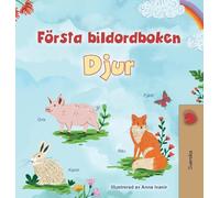 First Picture Dictionary - Animals (Swedish Children's Book)