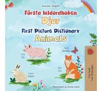 First Picture Dictionary - Animals (Swedish English Bilingual Children's Book)