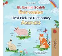 First Picture Dictionary - Animals (Turkish English Bilingual Children's Book)