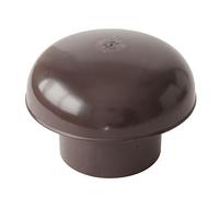 First Plast CDVM100M CDVM100M-Y Cappello di Ventilazione Testa Esalatore, Marrone, tubo ø 100 mm