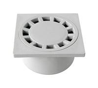 First Plast CHPP10G Chiusino Sifonato in Polipropilene, Grigio, 100 x 100 mm