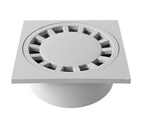 First Plast CHPP15G Chiusino Sifonato in Polipropilene, Grigio, 150 x 150 mm