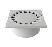 First Plast CHPP20G Chiusino Sifonato in Polipropilene, Grigio, 200x200 mm