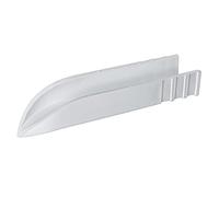 First Plast GETL30B Sgocciolatoio in plastica per balconi. Dimensioni 75x55x300 mm. Colore bianco
