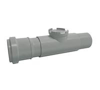 First Plast NRO50G Valvola Antiritorno in PVC ad Incollaggio, Grigio, ø 50 mm