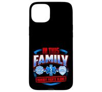 First Responder Design Nessuno combatte da solo Sostegno familiare Custodia per iPhone 15 Plus