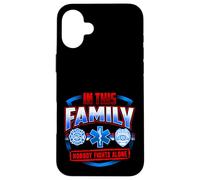 First Responder Design Nessuno combatte da solo Sostegno familiare Custodia per iPhone 16 Plus