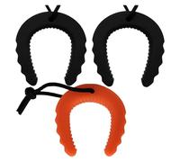 First Responder - Fermaporta resistente per polizia, vigili del fuoco, EMS, antiscivolo, di sicurezza, 25,4 cm, colore: nero/arancione