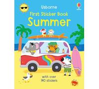 First Sticker Book Summer: An Interactive Summer Activity with Cute Animal Friends, Sandcastles, Camping, and Over 150 Stickers for Kids' Fun in the Sun