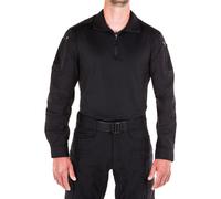 First Tactical Uomo Defender Camicia Nera - Militare T-Shirt